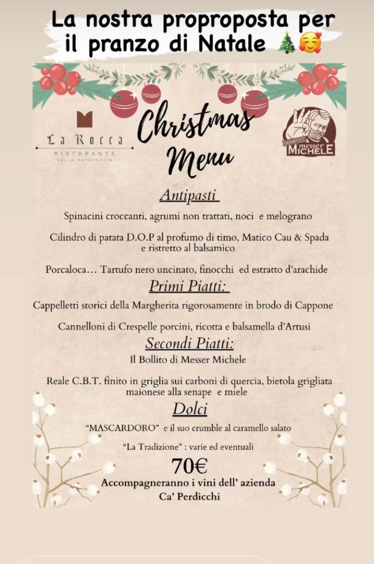 Menù di Natale