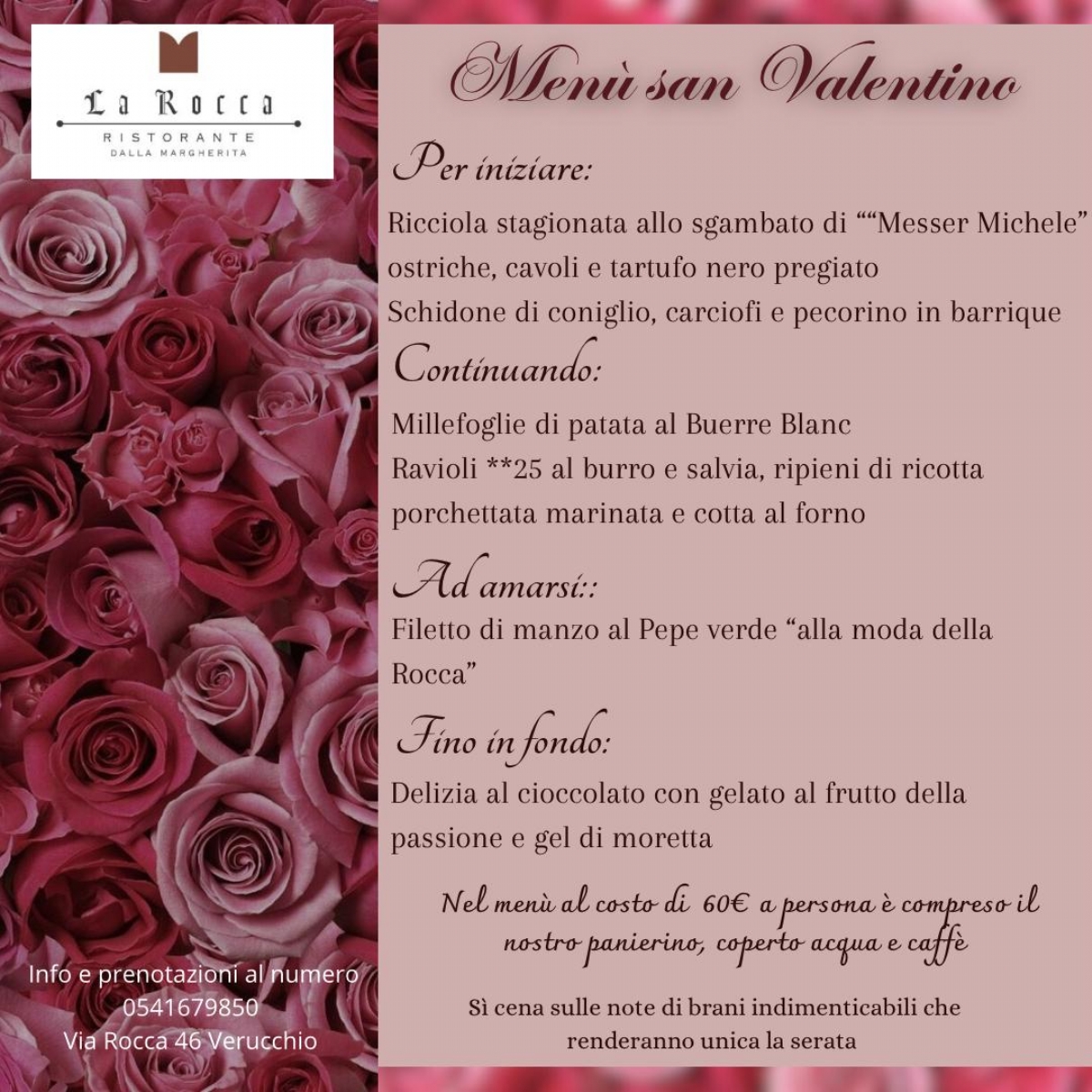 Menu di San Valentino